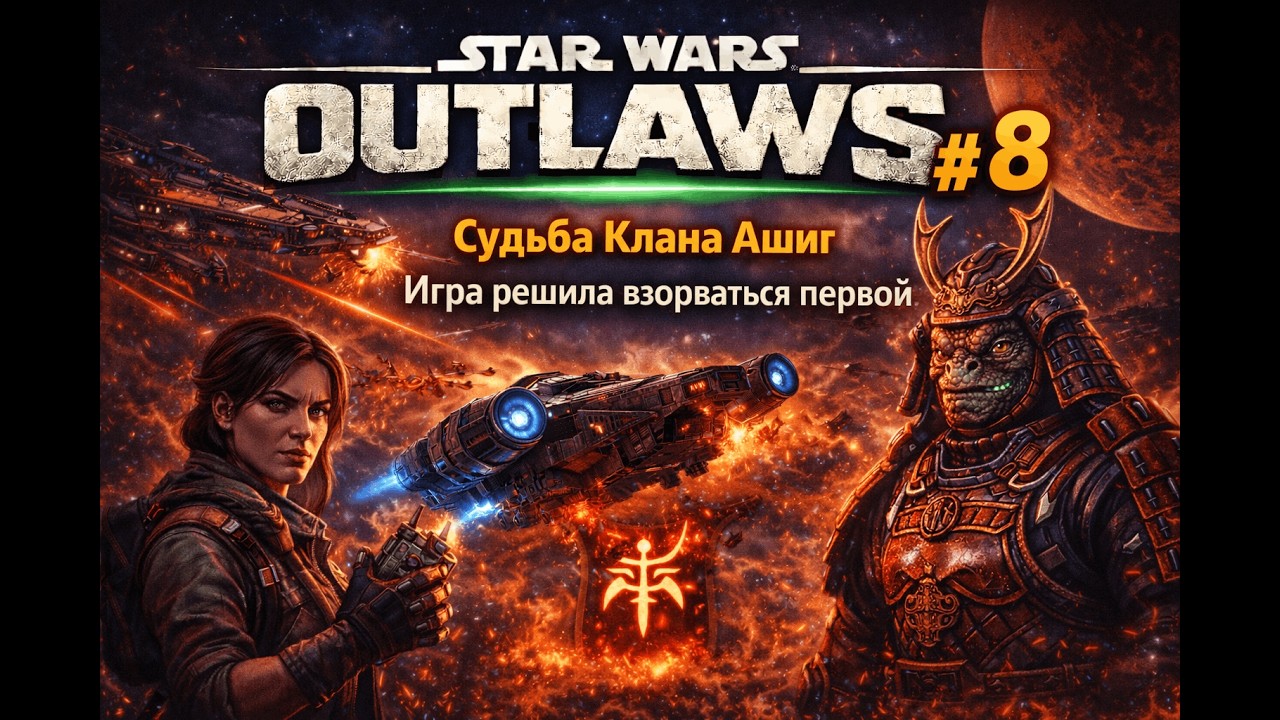 STAR WARS OUTLAWS #8 — Судьба Клана Ашиг | Игра решила взорваться первой