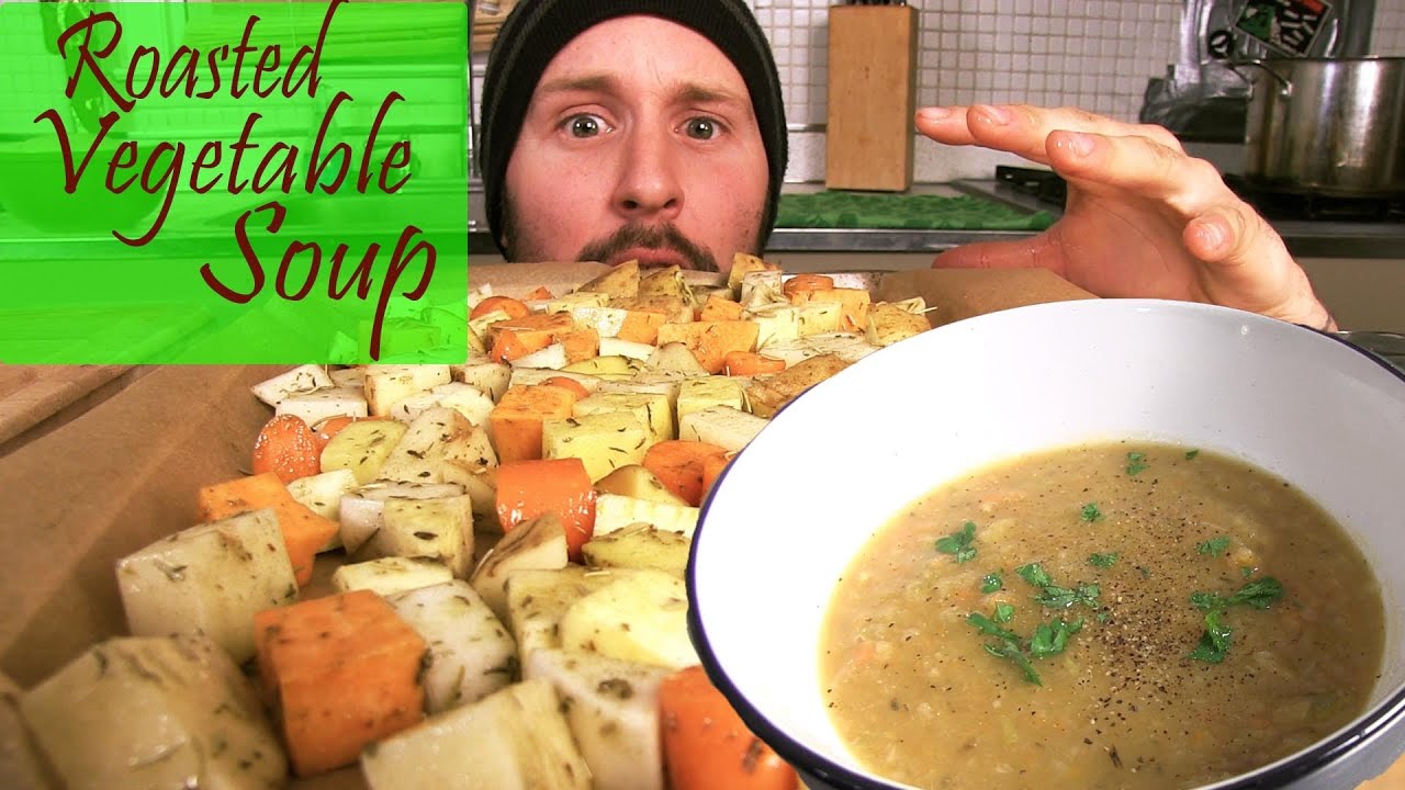 Roasted Vegetable Soup - The Vegan Zombie