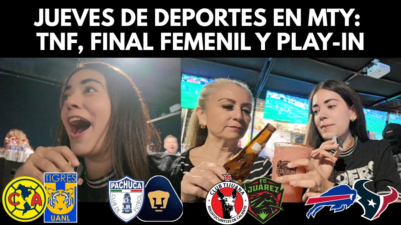 Este sports bar en Monterrey NUNCA falla… NFL + Final Femenil + Play-In Liga MX | Vlog Stadium Doce