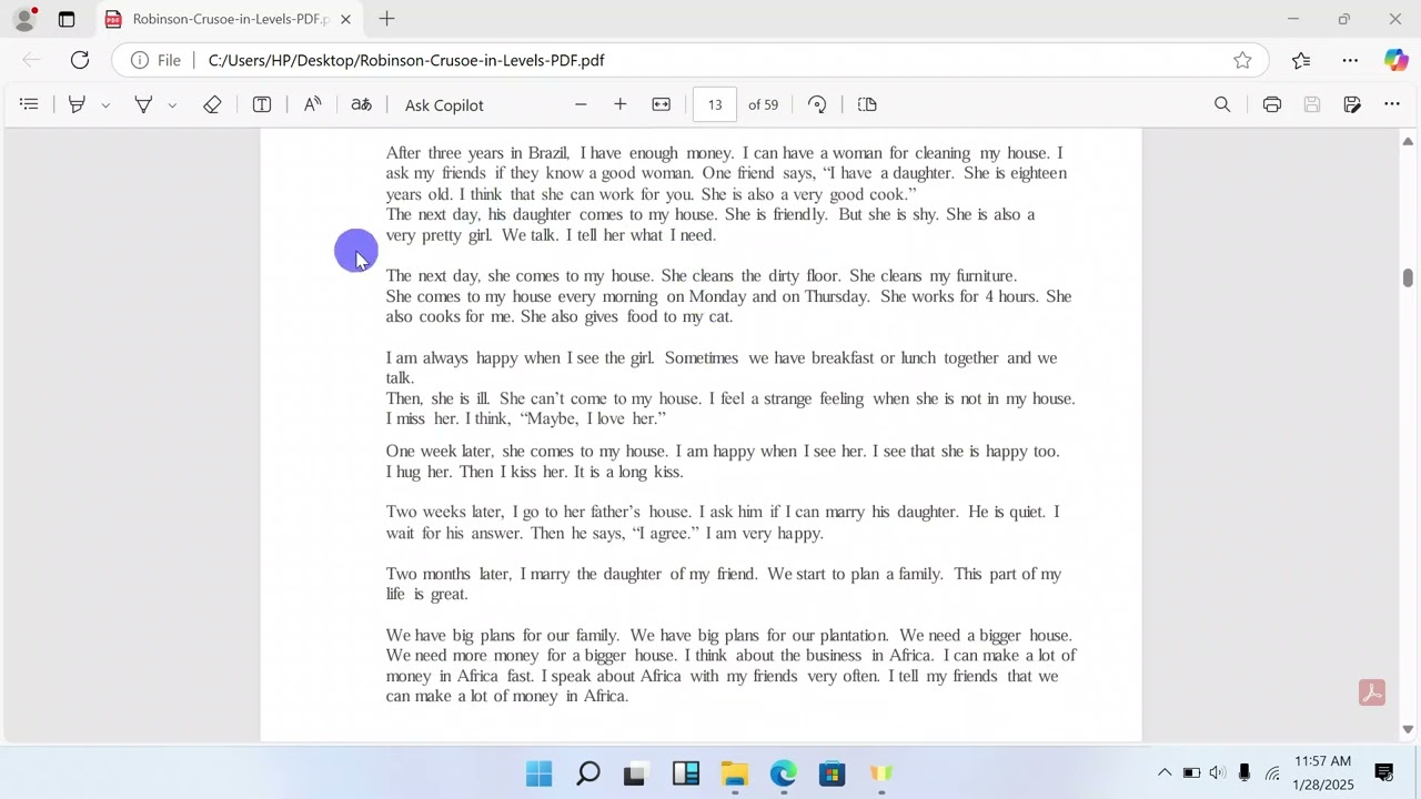 Casharka Konton iyo Todobaad(lesson fifty seven General Basic English)