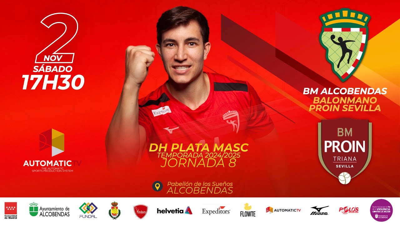 DHPLATA MASC | jornada 8 | BM ALCOBENDAS - BALONMANO PROIN SEVILLA