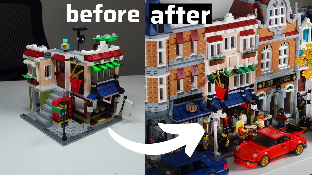 ОБНОВЛЕНИЕ лапшичной LEGO Creator Downtown