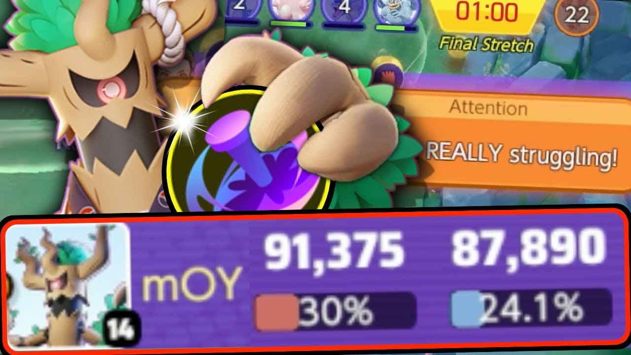 TREVENANT IS PERFECTLY BALANCED WITH NO ISSUES | Pokemon Unite