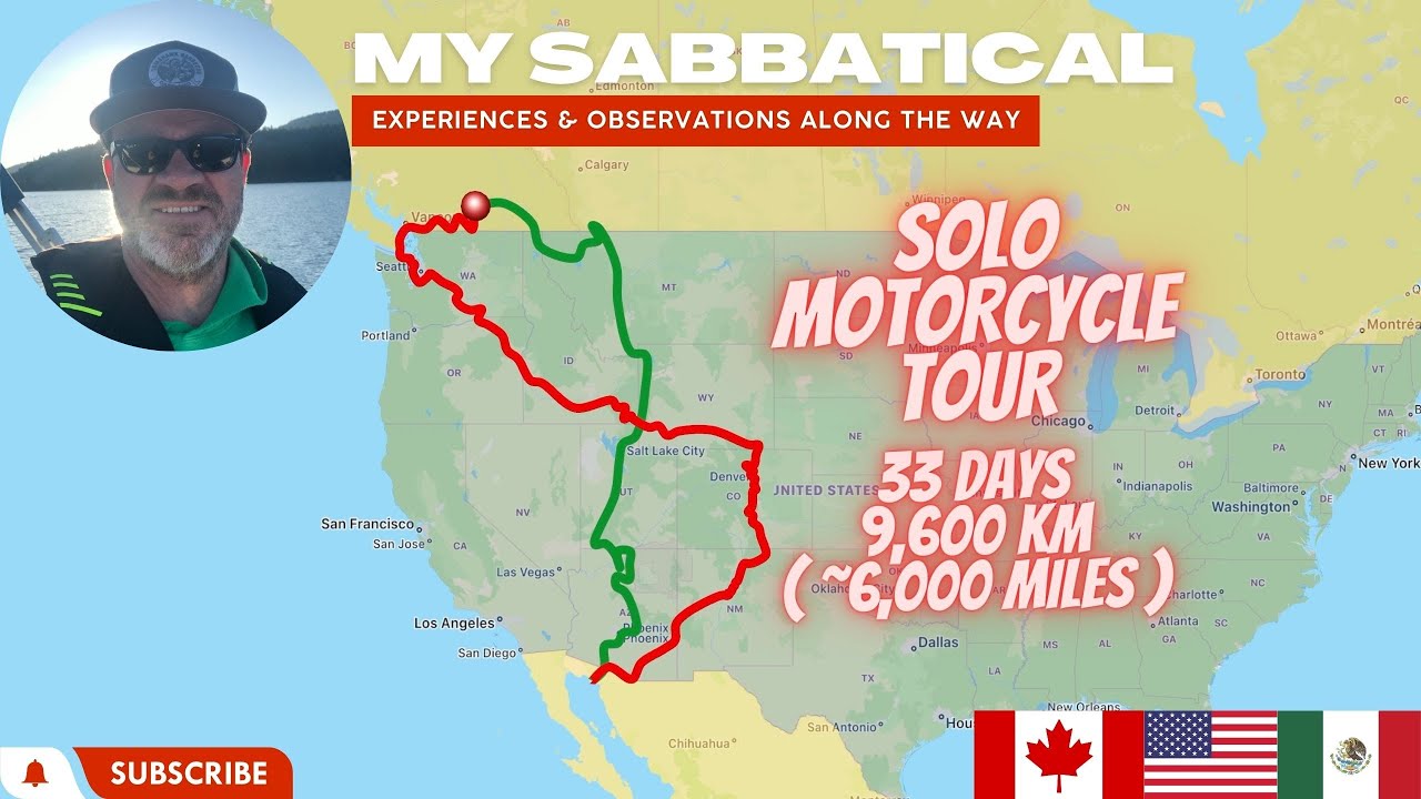 Solo Motorcycle Tour Day 1: Kelowna, B.C. -  Salmo B.C.