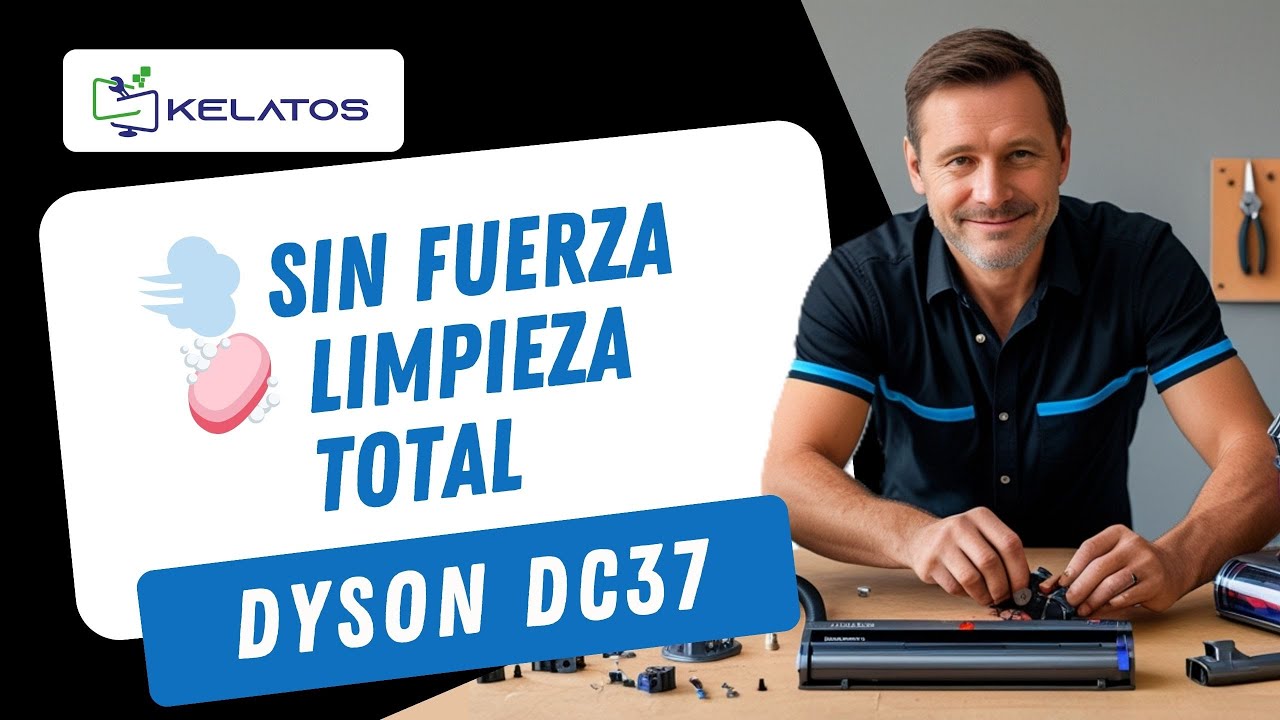 ¿Cómo solucionar 💨pérdida de succión en Dyson DC37 Allergy Musclehead? 🧼 Limpieza profunda