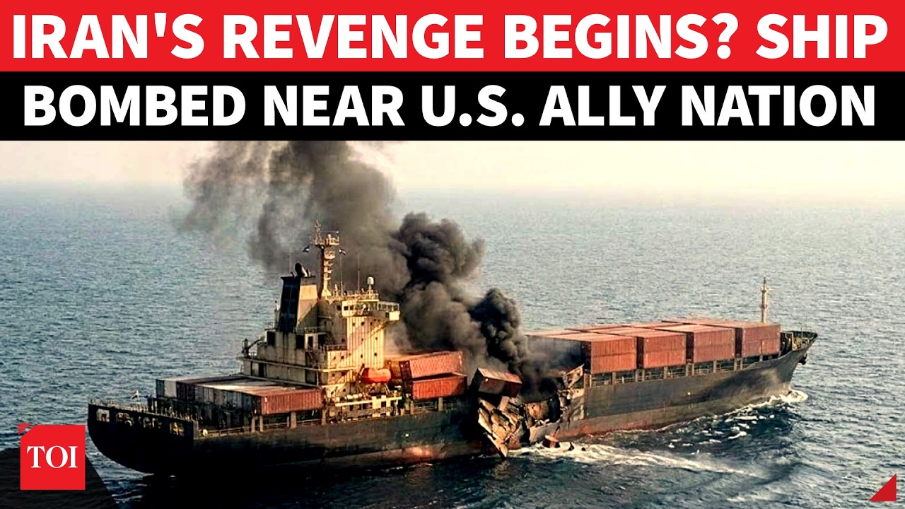 BREAKING: Iran BOMBARDS 'Enemy Ship' In First Attack To Avenge U.S. Economic Onslaught Amid War?