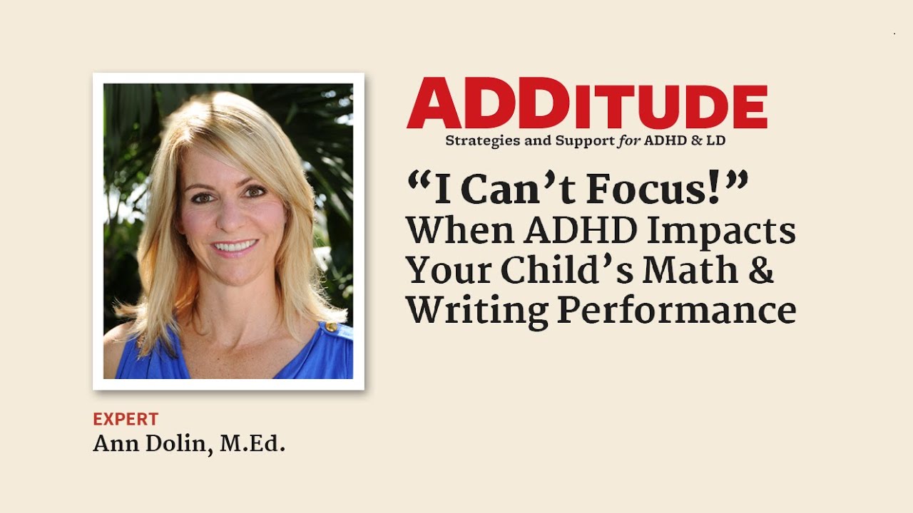 “I Can’t Focus!