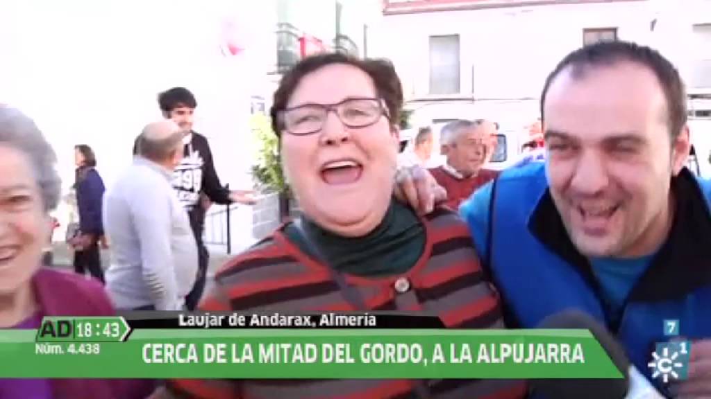 Andalucía Directo | Roquetas y Laujar se reparten el Gordo