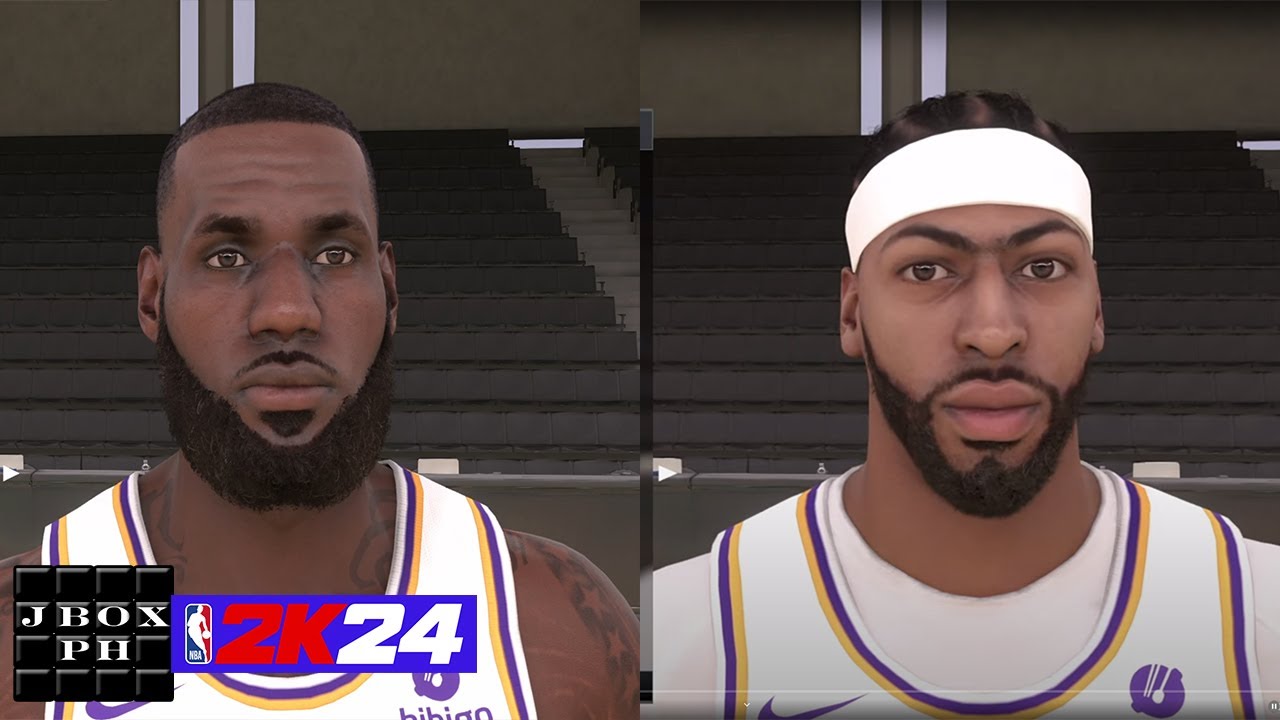Los Angeles Lakers Cyberfaces | Current Gen vs Next Gen | NBA 2K24