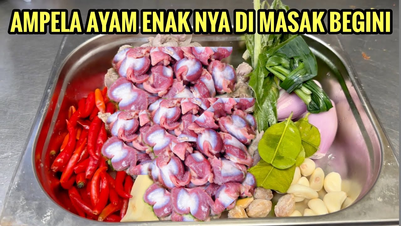 TERNYATA AMPELA AYAM DI BIKIN BEGINI JAUH LEBIH ENAK DAN BIKIN MAKAN LEBIH LAHAP