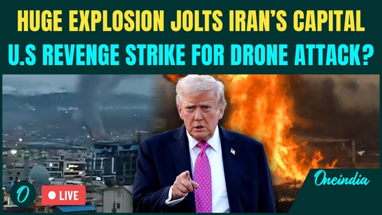 U.S Bombs Iran LIVE: Huge EXPLOSION Rocks Tehran After IRAN Attacks USS Abraham |US vs Iran War LIVE