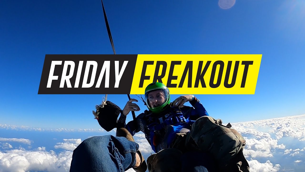 Friday Freakout: Skydiver Has Premature Opening On Horny Gorilla Exit