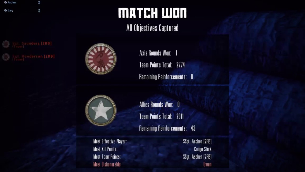 Red orchestra 2 banzai charge,10+ kill streak *Low Tickets*
