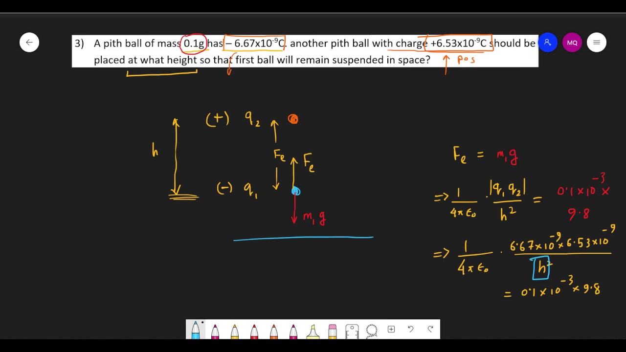 Static Electricity Math Problems - 1