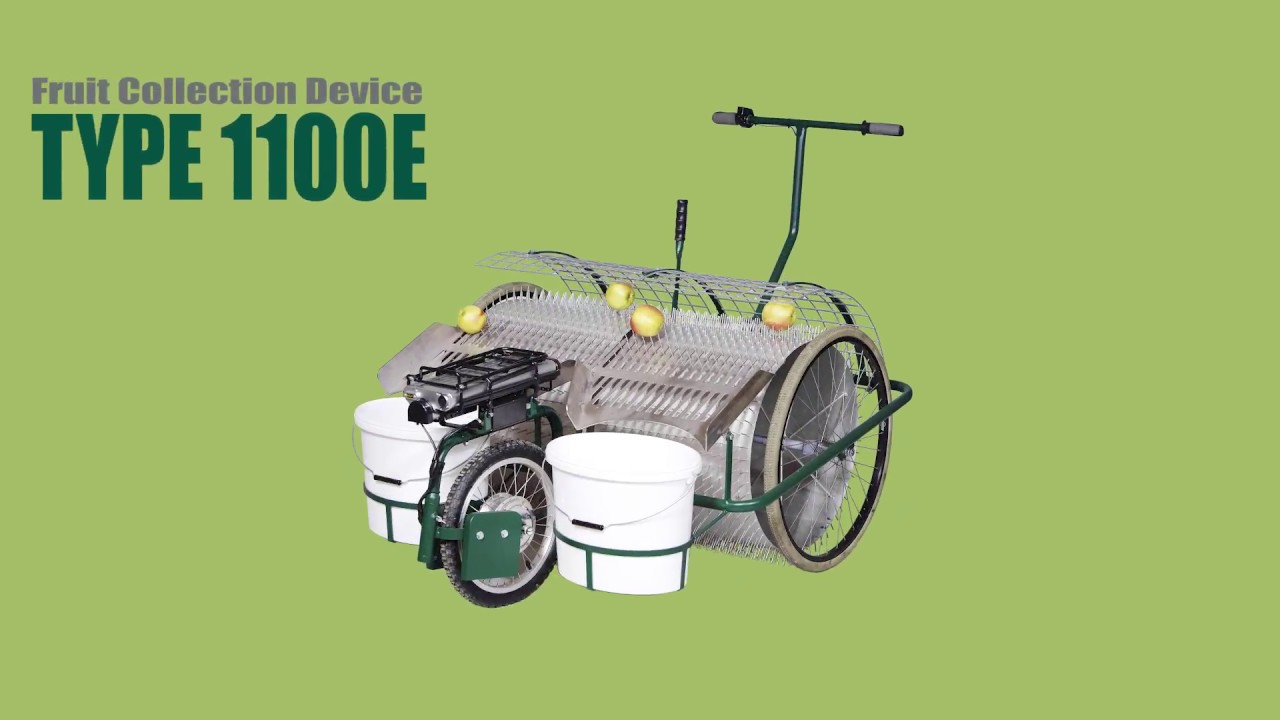 Type 1100E special fruit collector with electric drive
