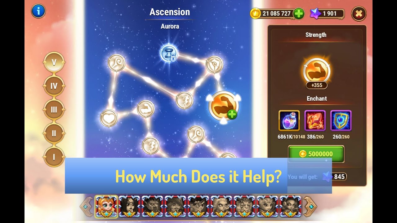 Hero Wars &mdash; Maxed My First Ascension Tree!