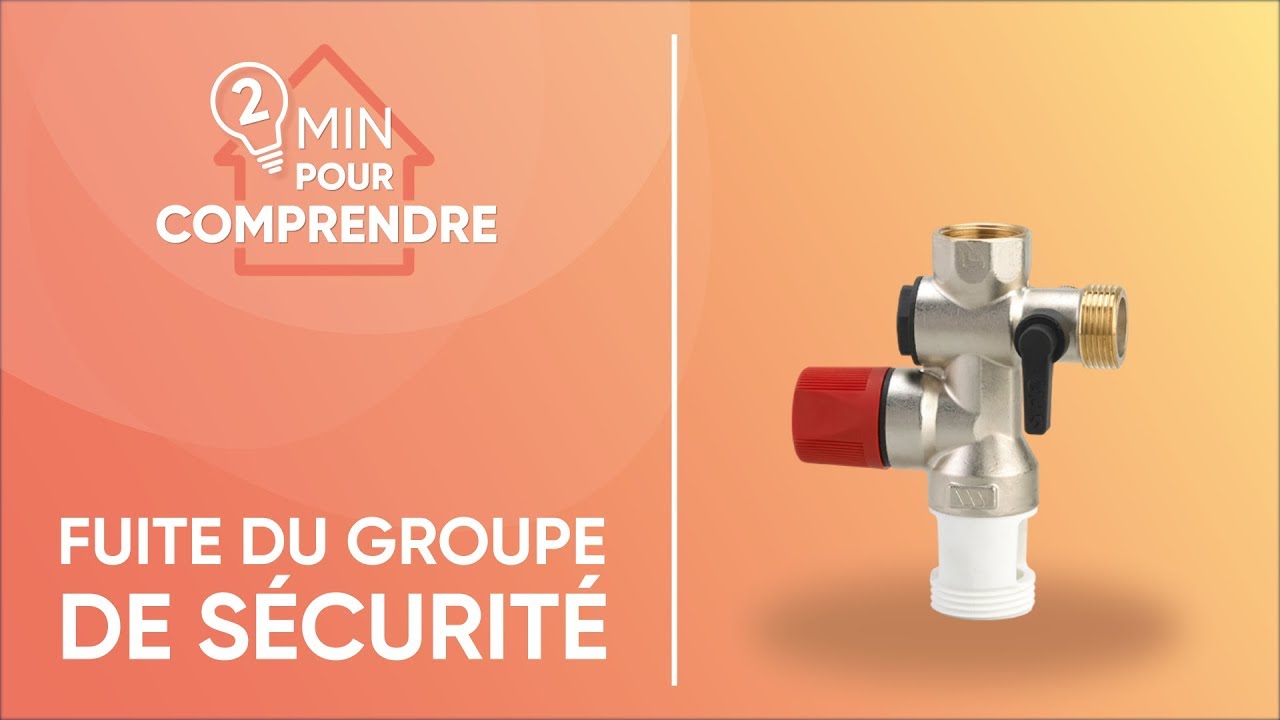 Comment procéder en cas de fuite du groupe de sécurité de votre chauffe-eau ? Atlantic
