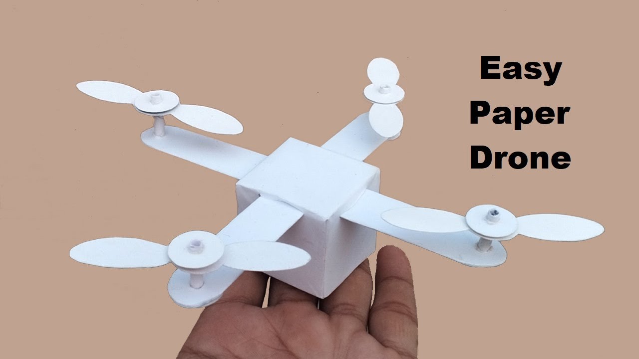 How to make a paper drone | DIY drone making | Paper toys