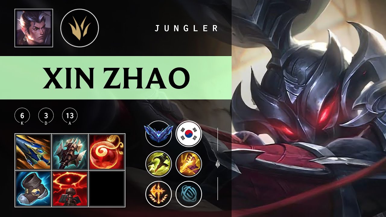 Xin Zhao Jungle vs Lillia - KR Diamond Patch 25.24