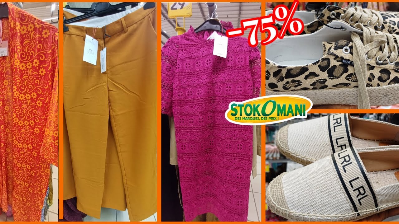 🚺 STOCKOMANI DESTOCKAGES  ET ARRIVAGES MODE FEMME &Agrave; -75%
