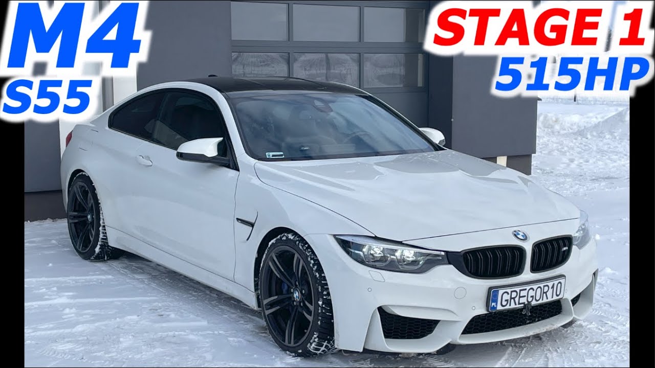 BMW M4 F82 3.0T 515HP STAGE 1 GREGOR10 ChipTuning S55B30 DYNO Hamownia Maha Podnoszenie mocy