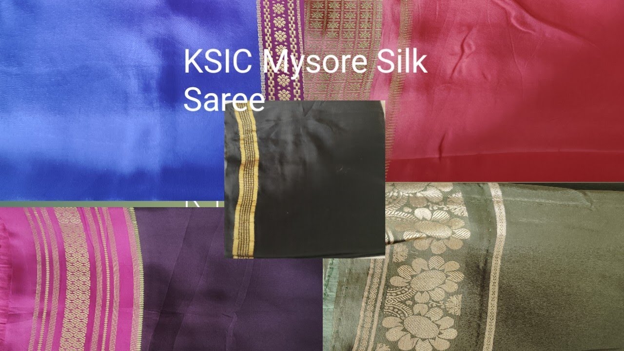 KSIC Mysore silk saree collection /part 4💚💙🖤🤎