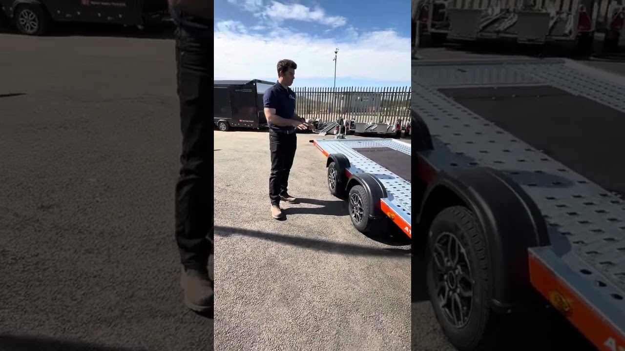 🚗 WALKAROUND VIDEO: All-New Brian James A Transporter Open Car Trailer 🚗
