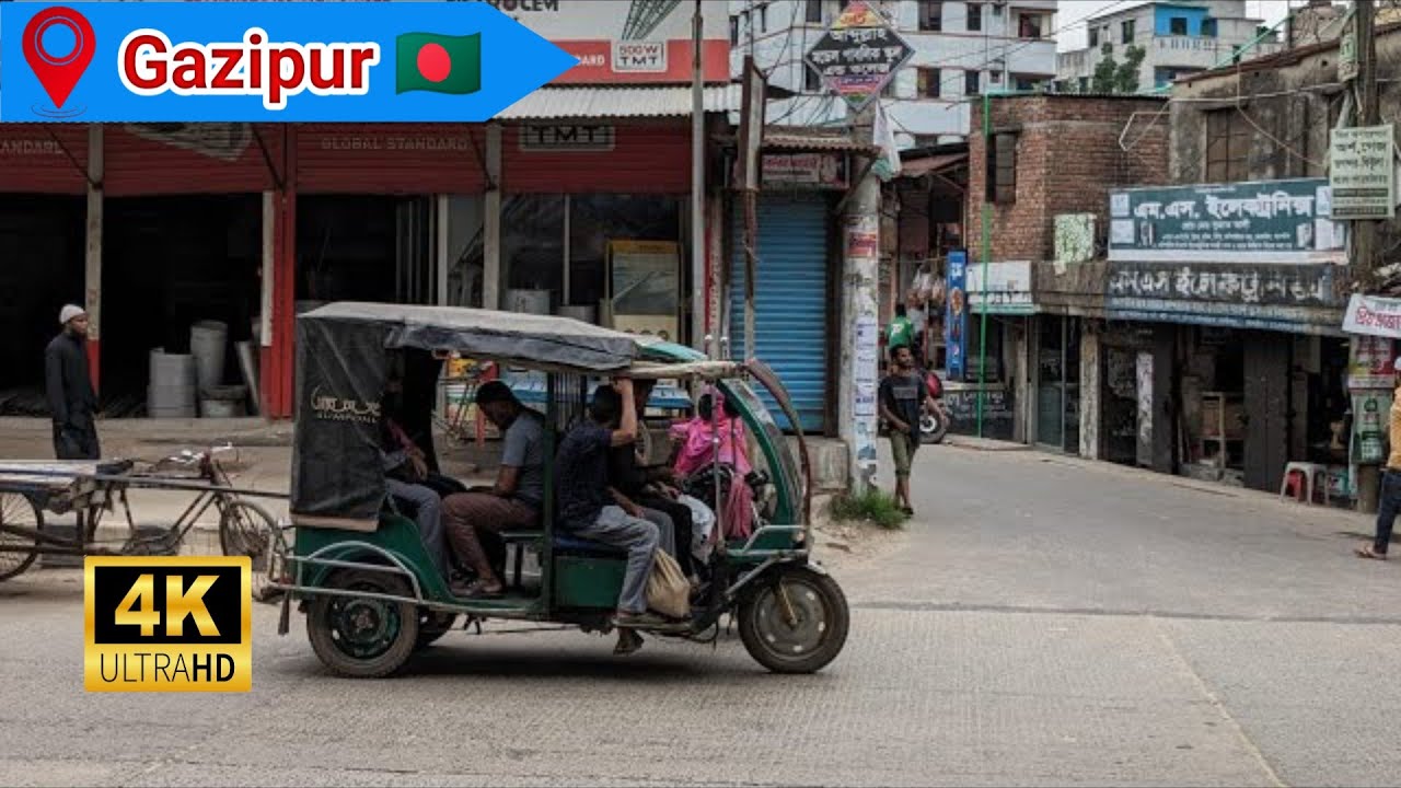 4K Bangladeshi walking tour Dhaka city 2023 ||Jamuna Road, Andarmanik ,Gazipur Walking tour 2023