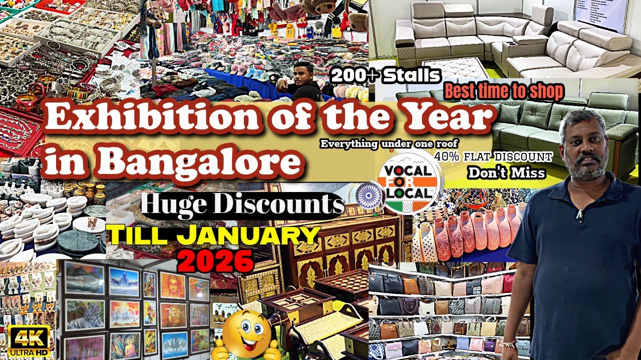 Biggest Exhibition in Bangalore 2025-26 | All-in-One Expo at Palace Grounds