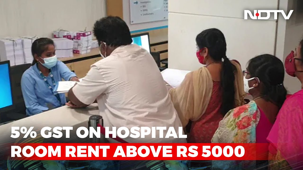 5% GST On Hospital Room Rent Above Rs 5,000
