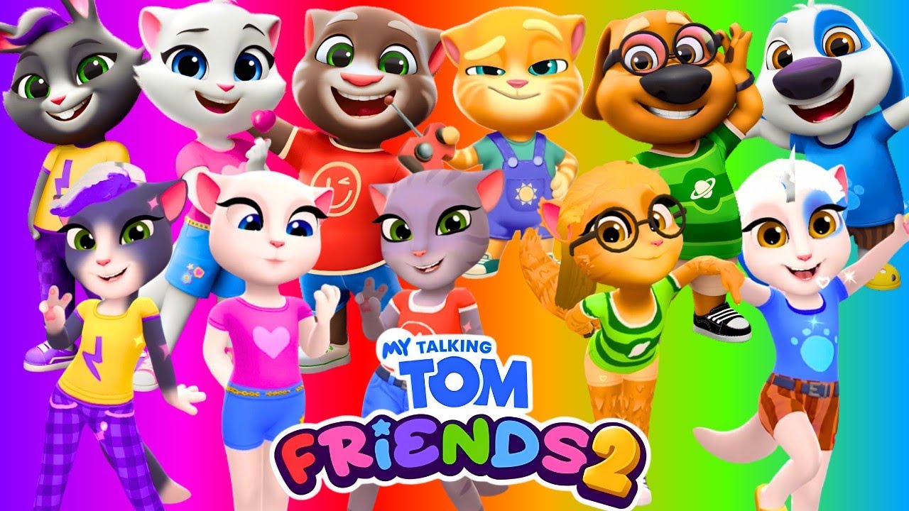 🌈 TOM FRIENDS 2 ➕ ANGELA 2 | Cosplay Makeover 