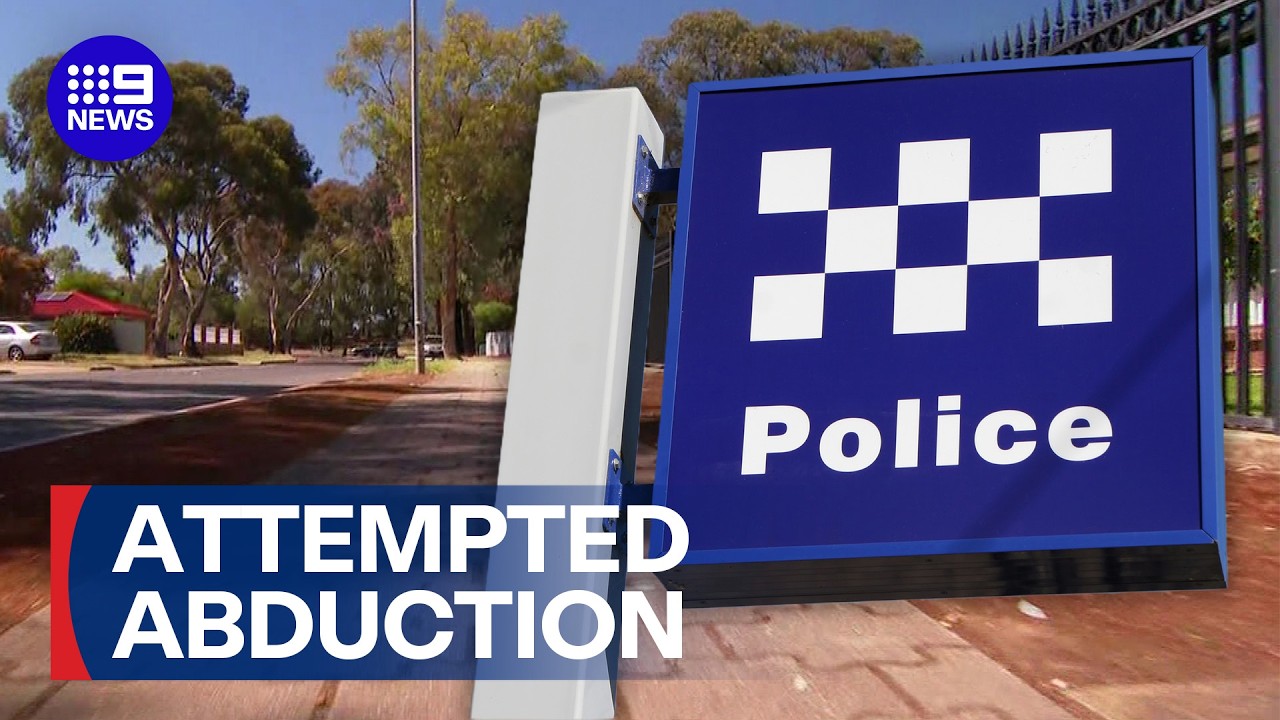 Man arrested over attempted child abduction in Adelaide | 9 News Australia