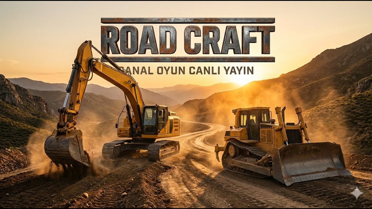 Harita “Bitti” Yazana Kadar Devam! | RoadCraft Canlı Yayın Bitiremedik Abi...