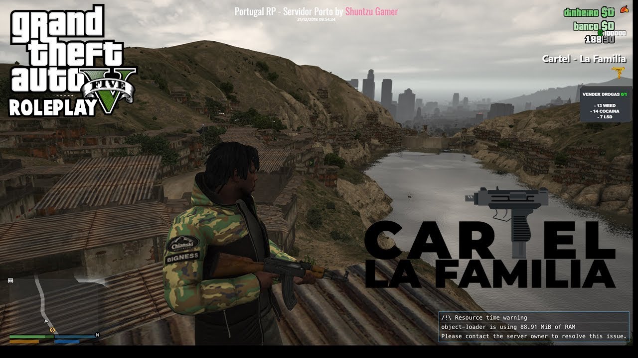 LIVESTREAM #288 👉GTA V ROLEPLAY - ZÉ PEQUENO DE VOLTA COM LA FAMILIA - DIA DE SAL GROSSO