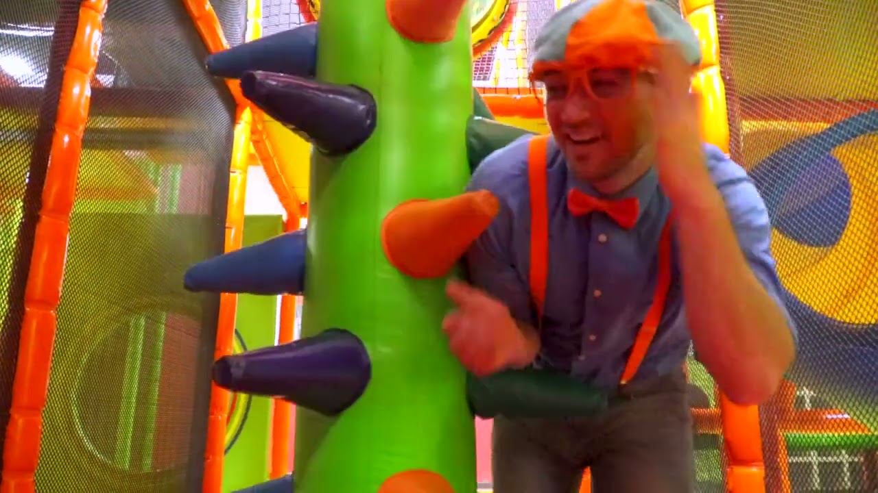 Blippi en fran&ccedil;ais - Blippi au parc de jeux couvert | Vid&eacute;os &eacute;ducatives pour les enfants