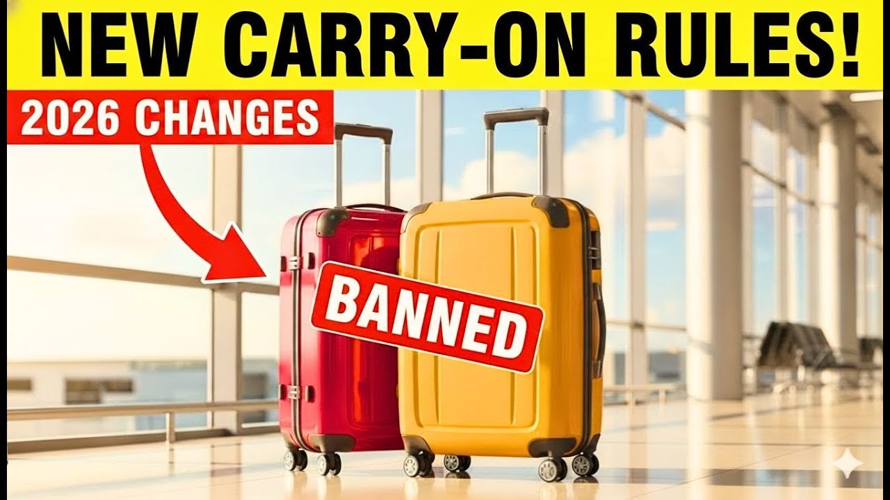 UPDATED Carry-On Rules for 2026 EXPOSED &mdash; The Hidden TSA Changes!