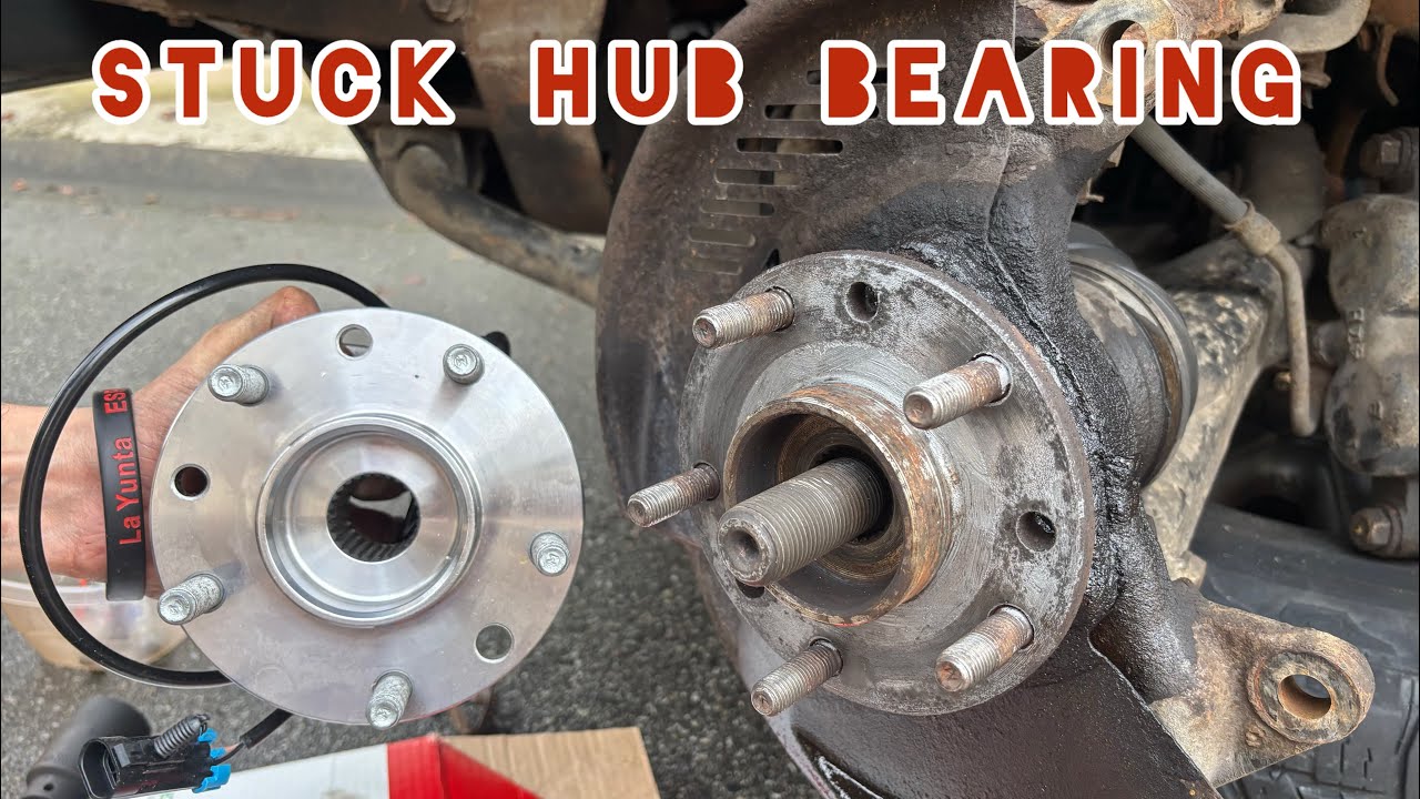Stuck Hub Bearing Replacement on My GMC Jimmy 2005 (No Garage DIY)