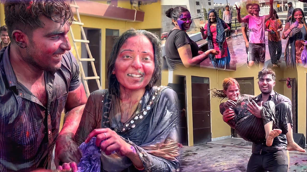 Holi Celebration 🎉| ❤️ सालियों के साथ जमकर खेली Holi | Aise Holi Nahi Dekhi Hogi |