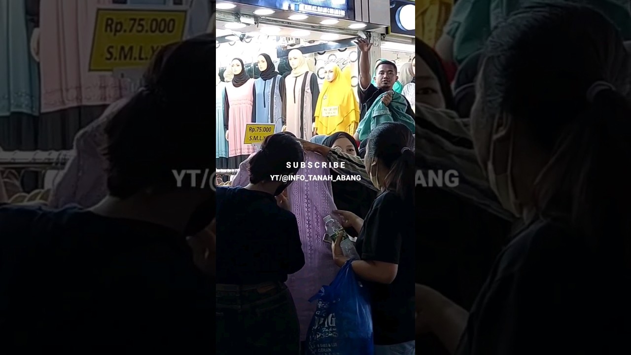GAMIS MURAH YG JADI REBUTAN di pasar tanah abang hari ini #infotanahabang