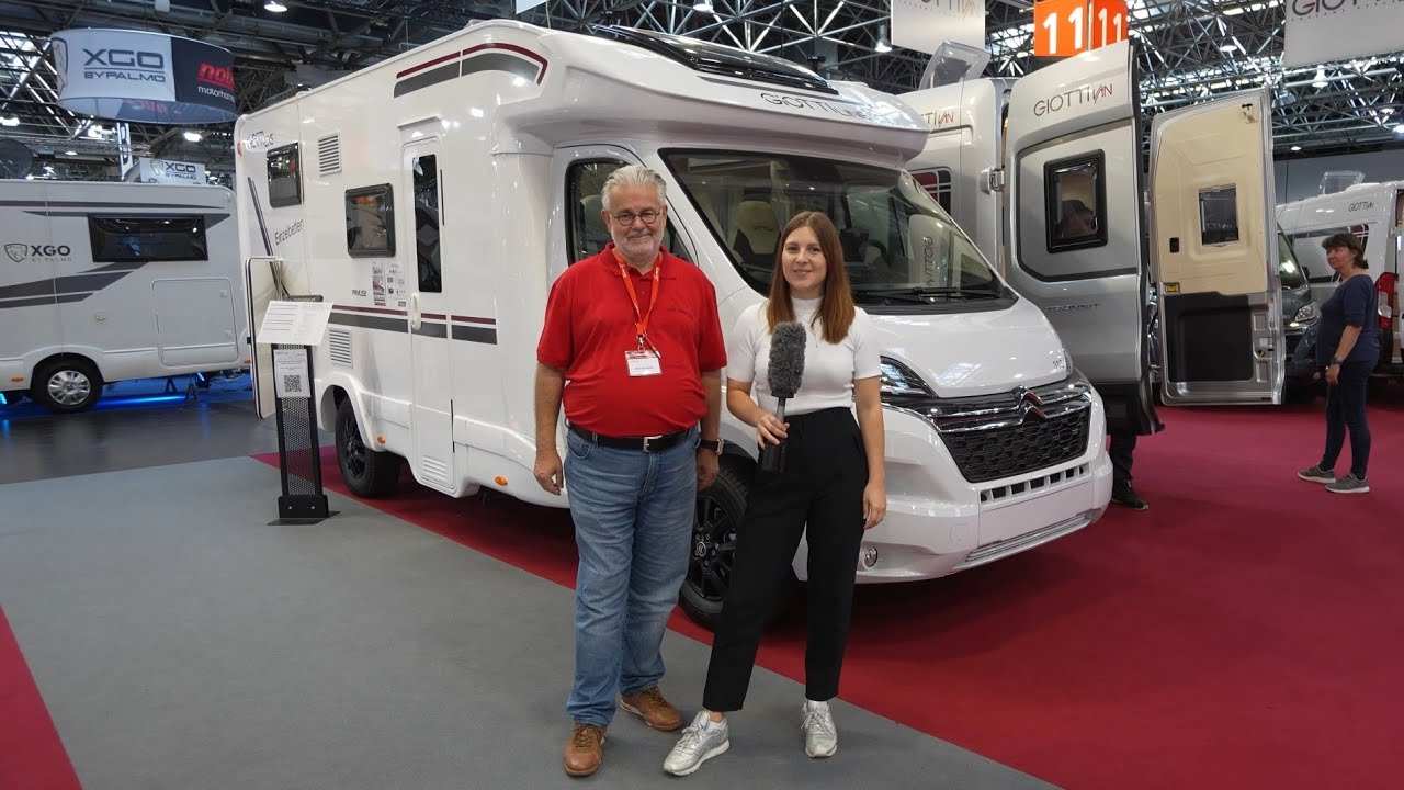 Italienisches Design Wohnmobil Giotti Line Siena 2024. Tolles Einsteiger Wohnmobil.