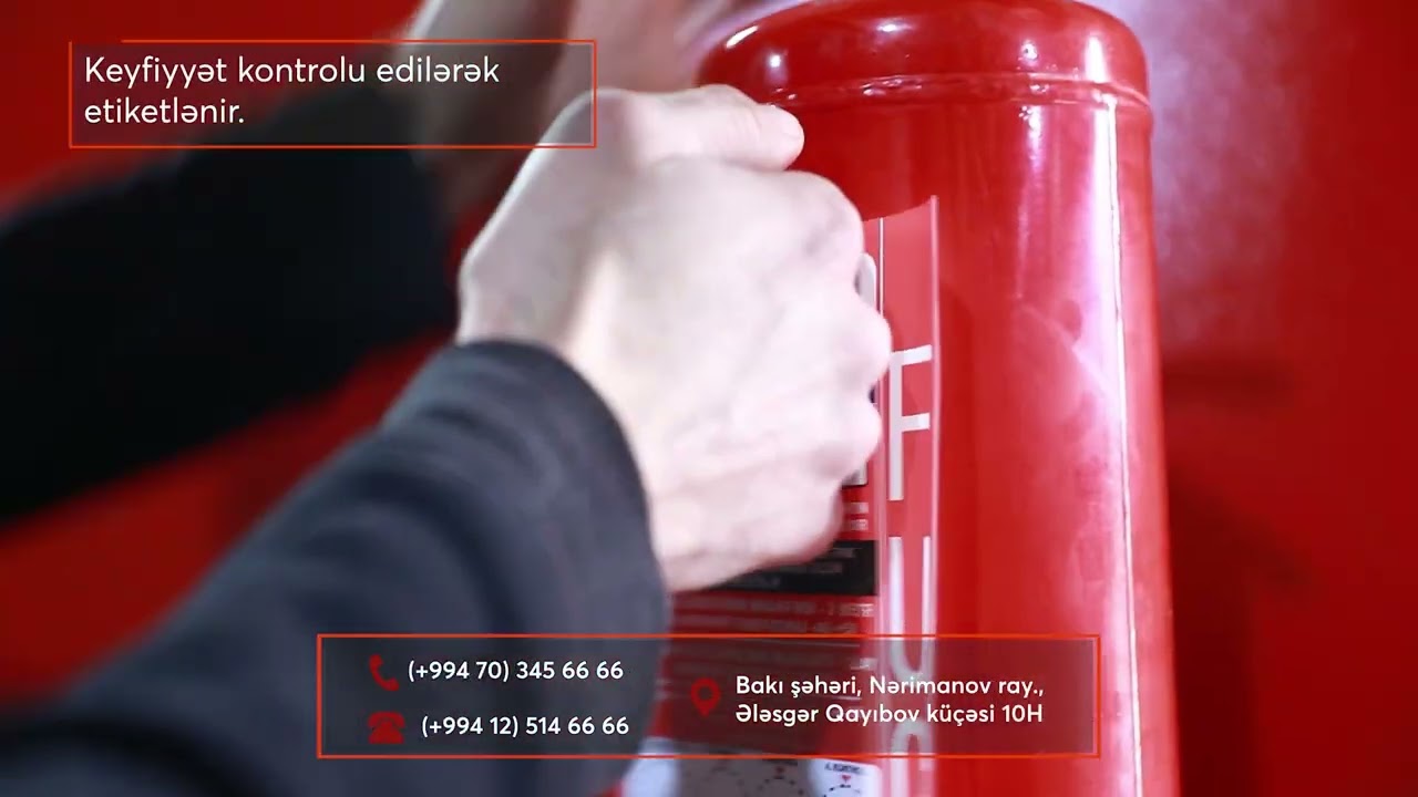 Yanğınsöndürən balonlar haqqında məlumat.
