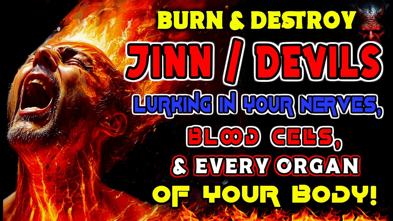BURN AND DESTROY JINN, DEMONS AND BLACK MAGIC IN YOUR BODY! THE MOST POWERFUL METHOD REVEALED!