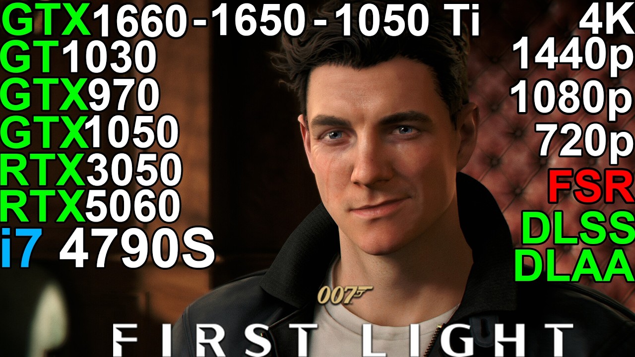 007 Первый свет &mdash; RTX 5060 &mdash; GTX 1660 &mdash; GTX 1650 &mdash; GTX 1050 Ti i7 4790S