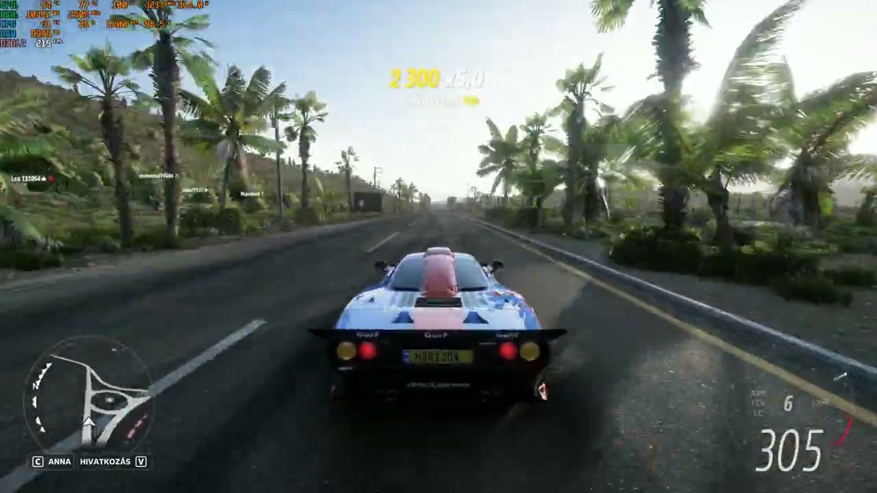 Forza Horizon 5  RX 9070 XT Extreme Settings