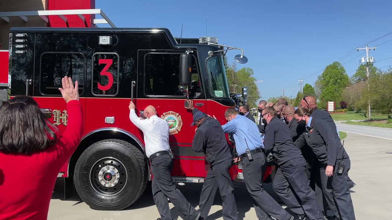 Engine 3 Push-In Ceremony