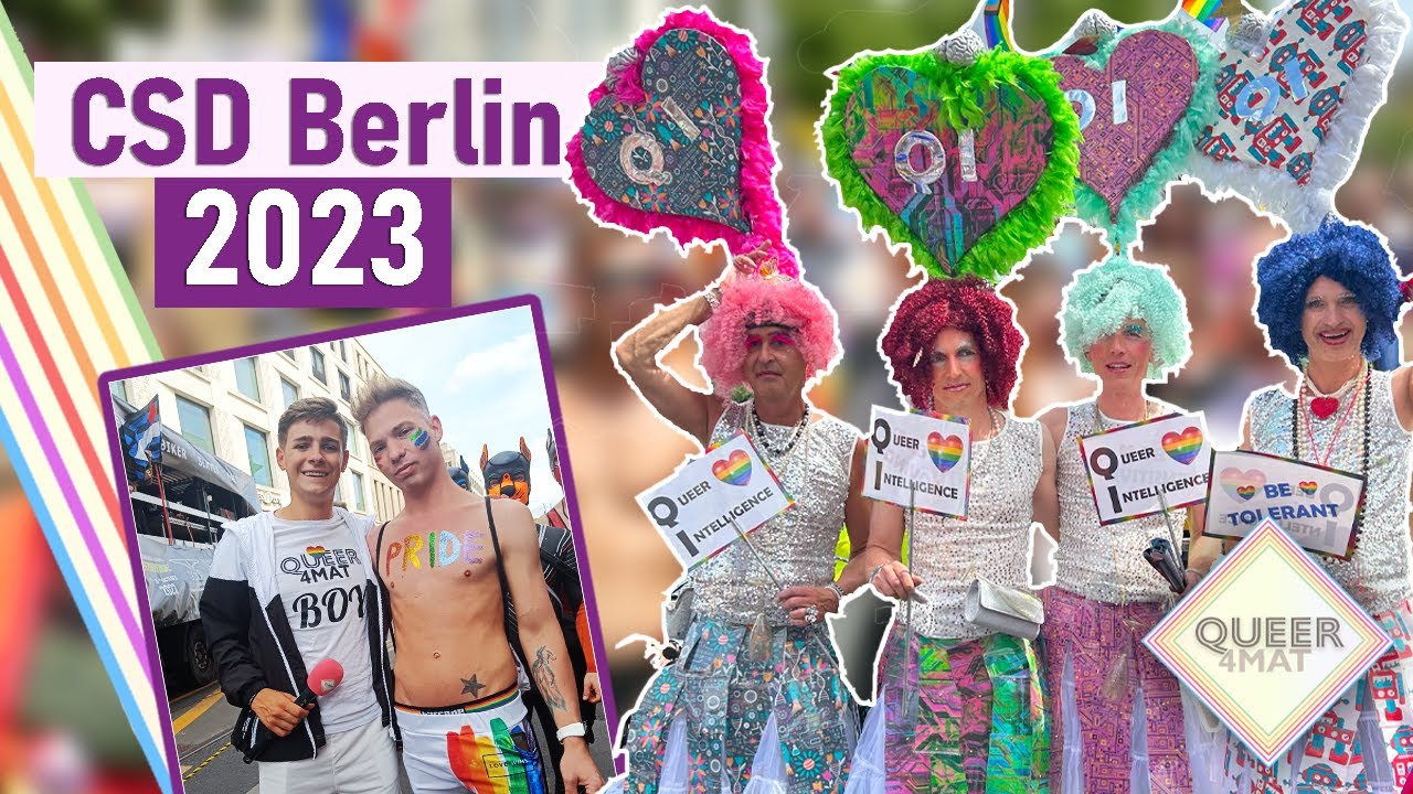 So bunt zeigte sich Berlin - CSD Berlin 2023 I Queer4mat
