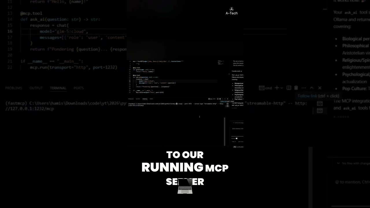 Run Your MCP Server with Open API Standards #shorts