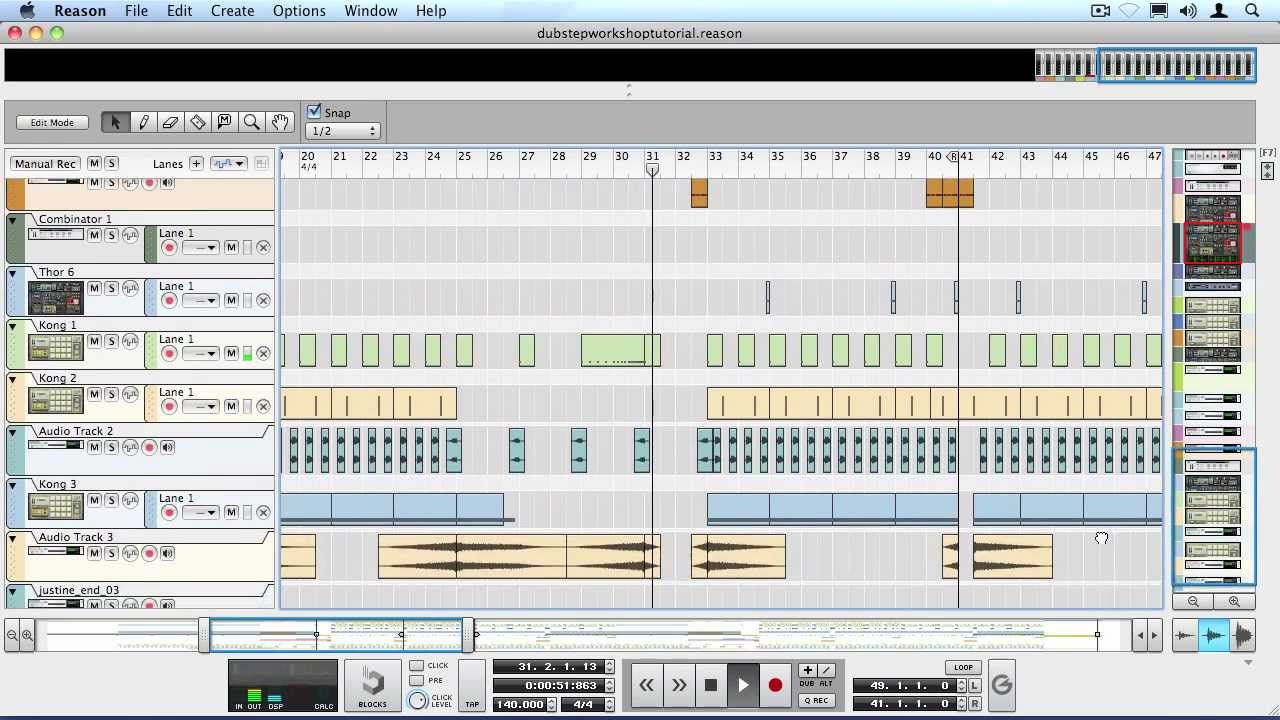 How to make an aggressive dubstep bass - Reason Tips