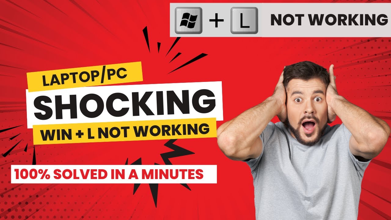 Windows key not working in windows 10/11 laptop/Windows (Lock Screen) || Hp Victus | Win + L Not