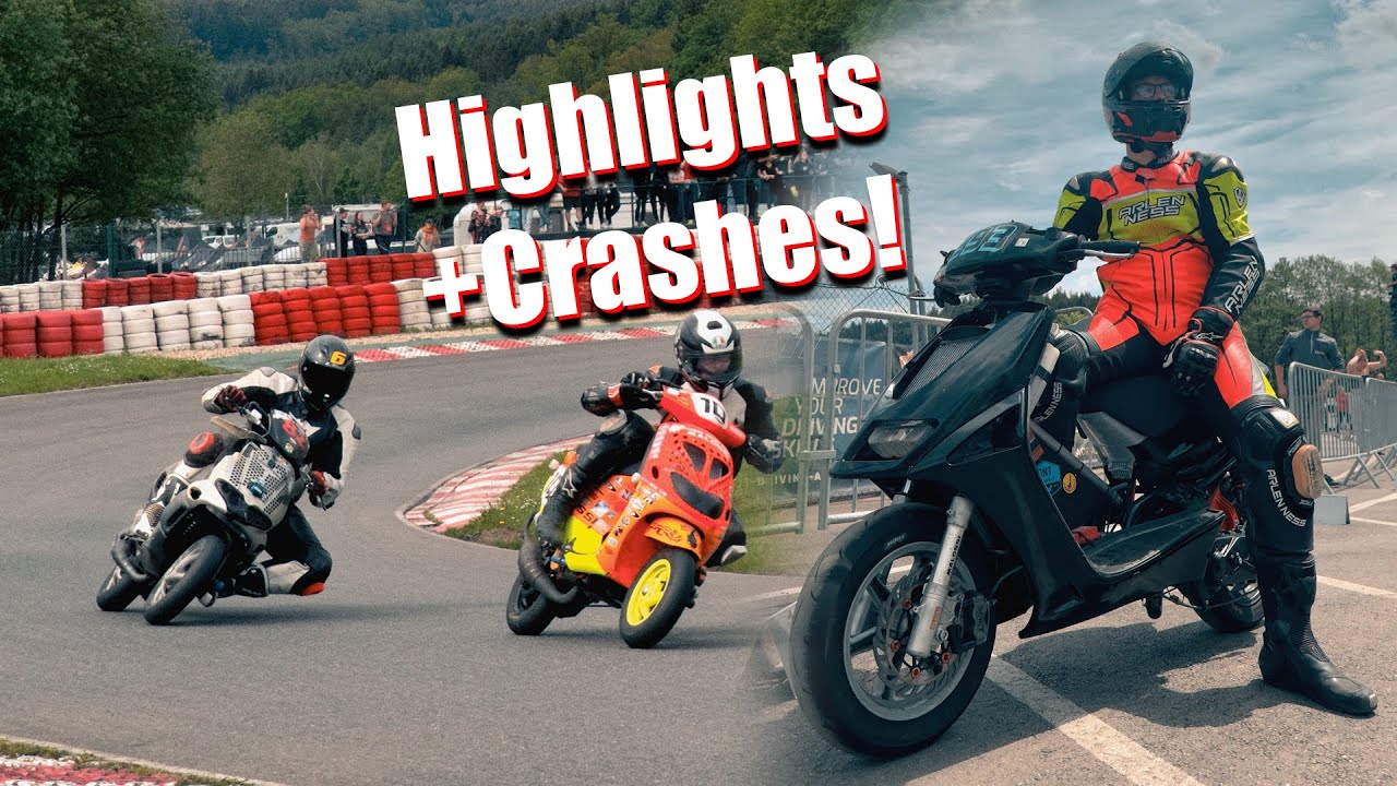 European Scooter Trophy SPA 2024 - Highlights, Crashes, Behind the Scenes